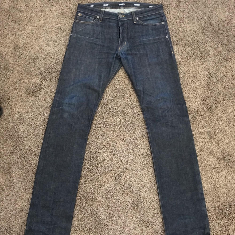 Cassette raw selvage denim jeans Size 32